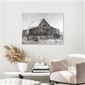 Picture of Gray Wooden Barn _GroupedProduct_Rectangle_Landscape_Canvas_