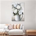 Picture of White Carnation _GroupedProduct_Rectangle_Portrait_Canvas_
