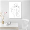 Picture of Stencil Floral Art II _GroupedProduct_Rectangle_Portrait_Canvas_