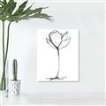 Picture of Single Flower I _GroupedProduct_Rectangle_Portrait_Canvas_