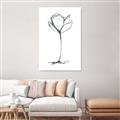 Picture of Single Flower I _GroupedProduct_Rectangle_Portrait_Canvas_