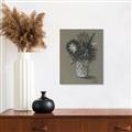 Picture of Charcoal Flower Drawing II _GroupedProduct_Rectangle_Portrait_Canvas_