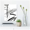 Picture of Black & Silver Lines _GroupedProduct_Rectangle_Portrait_Canvas_