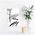Picture of Black & Silver Lines _GroupedProduct_Rectangle_Portrait_Canvas_
