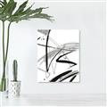 Picture of Black & Silver Lines _GroupedProduct_Rectangle_Portrait_Canvas_