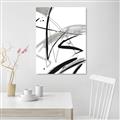 Picture of Black & Silver Lines _GroupedProduct_Rectangle_Portrait_Canvas_