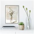 Picture of Dried Flower In Vase _GroupedProduct_Rectangle_Portrait_Canvas_Framed_