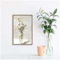 Picture of Dried Flower In Vase _GroupedProduct_Rectangle_Portrait_Canvas_Framed_