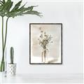 Picture of Dried Flower In Vase _GroupedProduct_Rectangle_Portrait_Canvas_Framed_