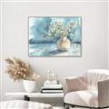 Picture of Small flower In Pot _GroupedProduct_Rectangle_Landscape_Canvas_Framed_