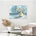 Picture of Small flower In Pot _GroupedProduct_Rectangle_Landscape_Canvas_Framed_