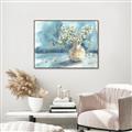 Picture of Small flower In Pot _GroupedProduct_Rectangle_Landscape_Canvas_Framed_