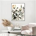 Picture of Rusty Flower I _GroupedProduct_Rectangle_Portrait_Canvas_Framed_