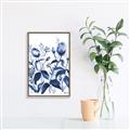 Picture of Blue Flower III _GroupedProduct_Rectangle_Portrait_Canvas_Framed_