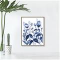 Picture of Blue Flower III _GroupedProduct_Rectangle_Portrait_Canvas_Framed_