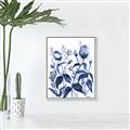 Picture of Blue Flower III _GroupedProduct_Rectangle_Portrait_Canvas_Framed_