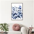 Picture of Blue Flower III _GroupedProduct_Rectangle_Portrait_Canvas_Framed_