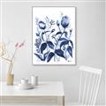 Picture of Blue Flower III _GroupedProduct_Rectangle_Portrait_Canvas_Framed_