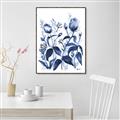 Picture of Blue Flower III _GroupedProduct_Rectangle_Portrait_Canvas_Framed_
