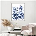 Picture of Blue Flower III _GroupedProduct_Rectangle_Portrait_Canvas_Framed_