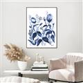Picture of Blue Flower III _GroupedProduct_Rectangle_Portrait_Canvas_Framed_