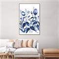 Picture of Blue Flower III _GroupedProduct_Rectangle_Portrait_Canvas_Framed_