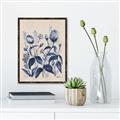 Picture of Blue Flower IV _GroupedProduct_Rectangle_Portrait_Canvas_Framed_