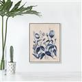 Picture of Blue Flower IV _GroupedProduct_Rectangle_Portrait_Canvas_Framed_