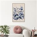 Picture of Blue Flower IV _GroupedProduct_Rectangle_Portrait_Canvas_Framed_