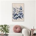 Picture of Blue Flower IV _GroupedProduct_Rectangle_Portrait_Canvas_Framed_