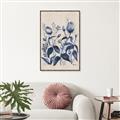 Picture of Blue Flower IV _GroupedProduct_Rectangle_Portrait_Canvas_Framed_
