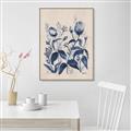 Picture of Blue Flower IV _GroupedProduct_Rectangle_Portrait_Canvas_Framed_