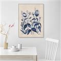 Picture of Blue Flower IV _GroupedProduct_Rectangle_Portrait_Canvas_Framed_