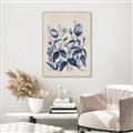 Picture of Blue Flower IV _GroupedProduct_Rectangle_Portrait_Canvas_Framed_