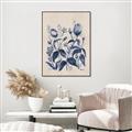 Picture of Blue Flower IV _GroupedProduct_Rectangle_Portrait_Canvas_Framed_
