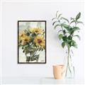 Picture of Yellow Sunflower _GroupedProduct_Rectangle_Portrait_Canvas_Framed_