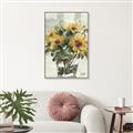 Picture of Yellow Sunflower _GroupedProduct_Rectangle_Portrait_Canvas_Framed_