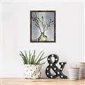 Picture of Cotton Flower In Vase II _GroupedProduct_Rectangle_Portrait_Canvas_Framed_