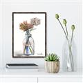 Picture of Flower In Bottle _GroupedProduct_Rectangle_Portrait_Canvas_Framed_