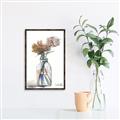 Picture of Flower In Bottle _GroupedProduct_Rectangle_Portrait_Canvas_Framed_
