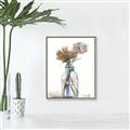 Picture of Flower In Bottle _GroupedProduct_Rectangle_Portrait_Canvas_Framed_
