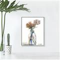 Picture of Flower In Bottle _GroupedProduct_Rectangle_Portrait_Canvas_Framed_