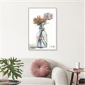 Picture of Flower In Bottle _GroupedProduct_Rectangle_Portrait_Canvas_Framed_