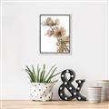 Picture of Linen Daisies _GroupedProduct_Rectangle_Portrait_Canvas_Framed_