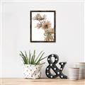 Picture of Linen Daisies _GroupedProduct_Rectangle_Portrait_Canvas_Framed_