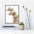 Picture of Linen Daisies _GroupedProduct_Rectangle_Portrait_Canvas_Framed_