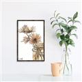 Picture of Linen Daisies _GroupedProduct_Rectangle_Portrait_Canvas_Framed_