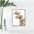 Picture of Linen Daisies _GroupedProduct_Rectangle_Portrait_Canvas_Framed_