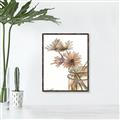 Picture of Linen Daisies _GroupedProduct_Rectangle_Portrait_Canvas_Framed_