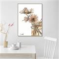 Picture of Linen Daisies _GroupedProduct_Rectangle_Portrait_Canvas_Framed_